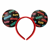 Disney by loungefly set sac à dos et serre-tête mickey & friends