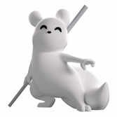 Rainworld figurine slugcat 10 cm