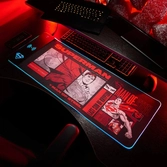 Numskull - dc comics - tapis de souris de jeu xxl et chargeur sans fil superman