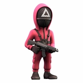 Minix - tv series - squid game - garde soldat masqué triangle statue 12cm