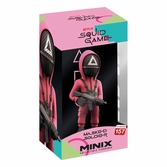 Minix - tv series - squid game - garde soldat masqué triangle statue 12cm