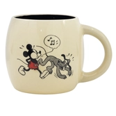 Disney - tasse globe en céramique mickey mouse vintage - 380ml