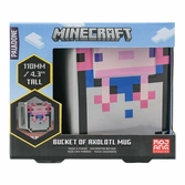 Mojang studios - minecraft - mug 3d axolotl 400ml