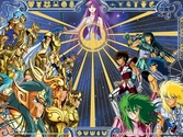 Cartoon kingdom - golden poster - saint seiya 40x31cm