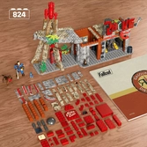 Fallout jeu de construction mega red rocket truck stop
