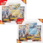 Pokémon tcg scarlet & violet 08 pack 3 blister boosters surging sparks anglais set (2)