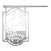 Le seigneur des anneaux metalbird the prancing pony 32 cm
