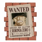 Wanted zoro hucha 16 cm one piece