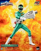 Power rangers turbo figurine figzero 1/6 green turbo power ranger 30 cm