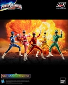 Power rangers turbo pack 5 figurines figzero 1/6 turbo power rangers 30 cm