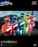 Power rangers turbo pack 5 figurines figzero 1/6 turbo power rangers 30 cm