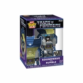 Pack 4 figurines bitty pop! bots tr- soundwave 2,5 cm