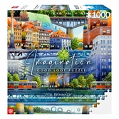 Tytus brzozowski puzzle imagination warsaw bridges (1000 pièces)