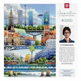 Tytus brzozowski puzzle imagination warsaw bridges (1000 pièces)