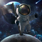 Nasa figurine mini co. pvc apollo 11 astronaut 23 cm