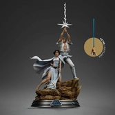 Star wars statuette 1/10 deluxe art scale luke and leia 41 cm