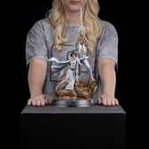 Star wars statuette 1/10 deluxe art scale luke and leia 41 cm