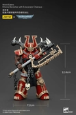 Warhammer 40k figurine 1/18 world eaters khorne berzerker with eviscerator chainaxe 13 cm