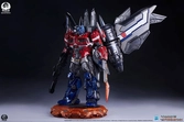 Transformers statuette museum scale optimus prime jet convoy edition 87 cm