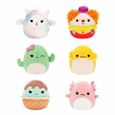 Squishville mini squishmallows pack 6 peluches a 5 cm