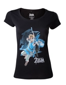 T-shirt femme Zelda Breath Of The Wild : Link avec arc -XL