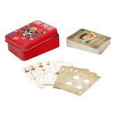 One piece netflix - cartes à jouer dans une boite en métal