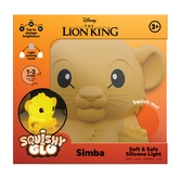 Roi lion - simba - lampe en silicone rechargeable 15cm