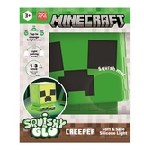 Minecraft - creeper - lampe en silicone rechargeable 15cm
