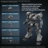 Armored core vi - balam industries bd-011 melander - model kit