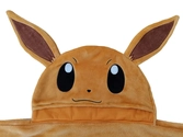 Pokemon - evoli - plaid coral à capuche 3d '120x150cm'