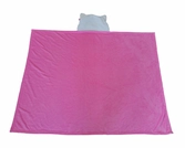 Hello kitty - pink - plaid coral à capuche 3d '120x150cm'