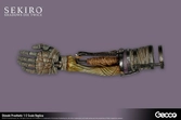 Sekiro: shadows die twice réplique 1/2 shinobi prosthetic 32 cm