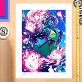 Critical role impression art jester lavorre: heart of chaos 46 x 61 cm - non encadrée