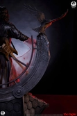 The crow statuette epic series 1/3 crow deluxe edition 66 cm