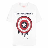 Marvel - captain america - t-shirt homme à manches courtes "shield" - s
