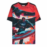 Marvel - captain america - t-shirt homme à manches courtes "red hulk" - l