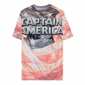 Marvel - captain america - t-shirt homme à manches courtes "digital american" - m