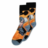 Naruto shippuden - pack de 5 paires de chaussettes pour homme (taille 43/46)