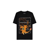 Pokémon - t-shirt homme à manches courtes "dracaufeu" - xl