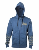 ZELDA BREATH OF THE WILD - Gold Game Logo Hoodie (XL)