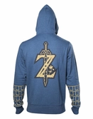 ZELDA BREATH OF THE WILD - Gold Game Logo Hoodie (M)