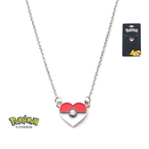 POKEMON - PokeBall Heart Collier