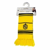 Harry potter écharpe poufsouffle thin stripes (hanger) 160 cm