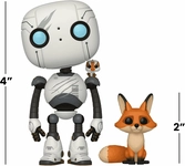 Funko Pop & Buddy : Le robot sauvage Roz with Brightbill & Fink