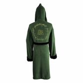 Le seigneur des anneaux peignoir de bain polaire elven green & gold