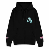 Hatsune miku sweater à capuche black (s)