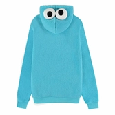 1, rue sésame sweater à capuche cookie monster teddy (m)