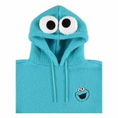 1, rue sésame sweater à capuche cookie monster teddy (m)