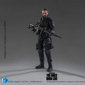 The walking dead: the ones who lived figurine 1/18 exquisite mini daryl dixon dark eyes walker 11 cm