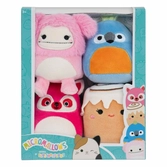 Squishville mini squishmallows pack 4 peluches c 5 cm